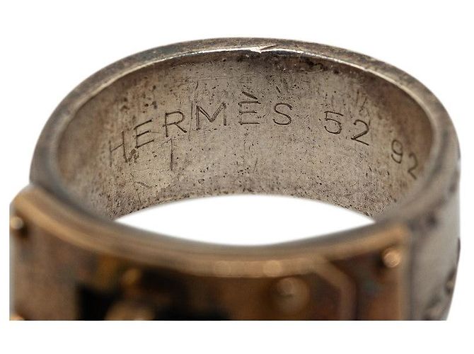 Hermès Hermes Hallmark Ring Silber Gold SV925 - Ansicht 5