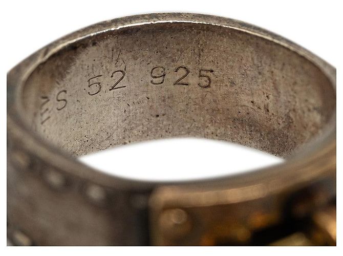 Hermès Hermes Hallmark Ring Silber Gold SV925 - Ansicht 6