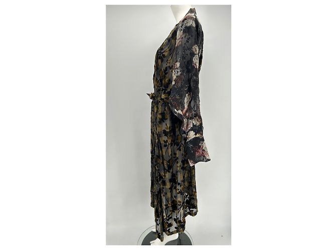 Preen Kleider T.International S Viskose Schwarz - Ansicht 3
