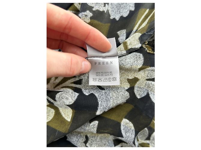 Preen Kleider T.International S Viskose Schwarz - Ansicht 8