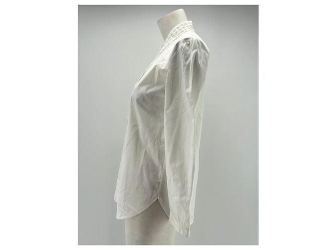 Carven tops T.FR 38 Algodón Blanco - vista 3