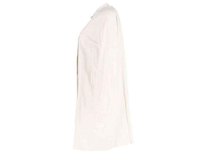 Jil Sander Collared Dress in Ivory Cotton - view 2