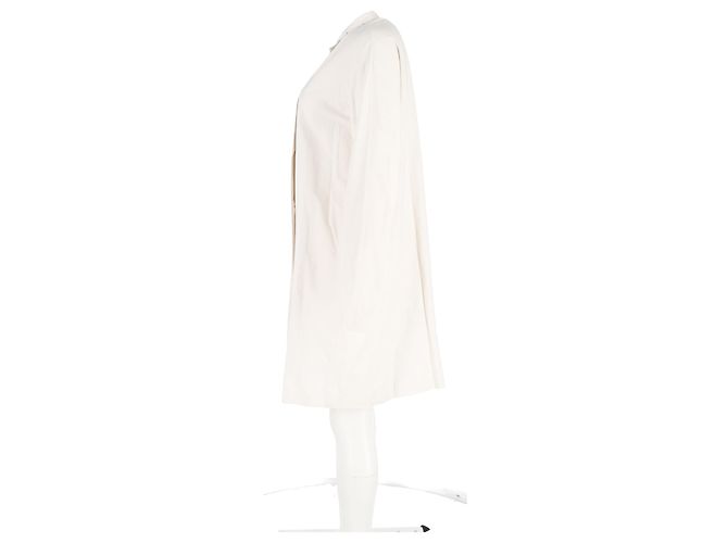Jil Sander Collared Dress in Ivory Cotton - view 5
