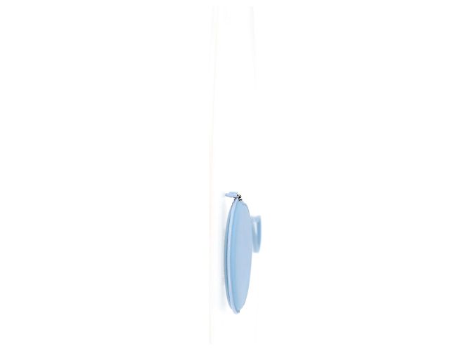 Jacquemus Le Pitchou Rounded Wallet in Light Blue Leather - view 10