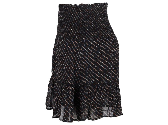 Minifalda Ganni de viscosa negra Negro - vista 2