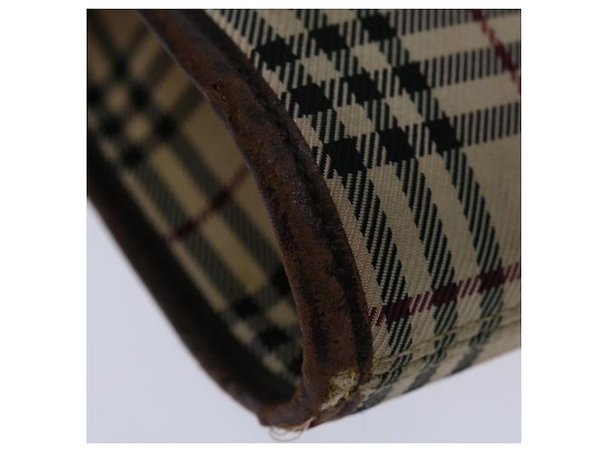 BURBERRY Nova Check Umhängetasche Canvas Beige Braun Auth yk11382 - Ansicht 14
