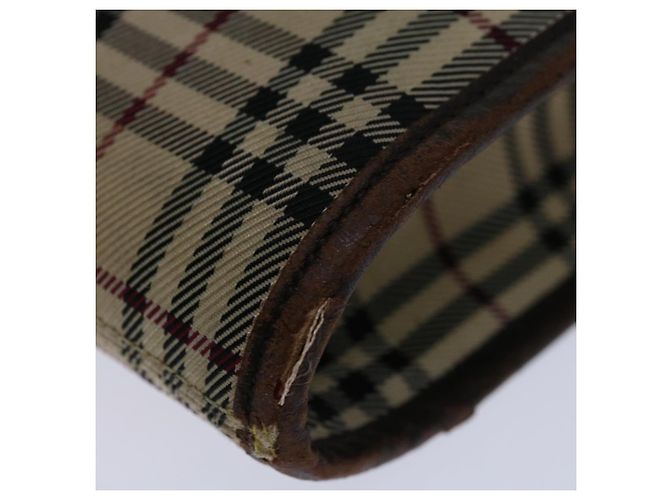 BURBERRY Nova Check Umhängetasche Canvas Beige Braun Auth yk11382 - Ansicht 16