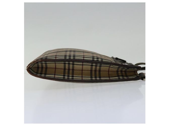 BURBERRY Nova Check Umhängetasche Canvas Beige Braun Auth yk11382 - Ansicht 3