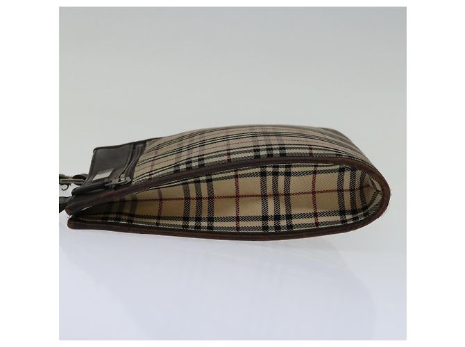 BURBERRY Nova Check Umhängetasche Canvas Beige Braun Auth yk11382 - Ansicht 4
