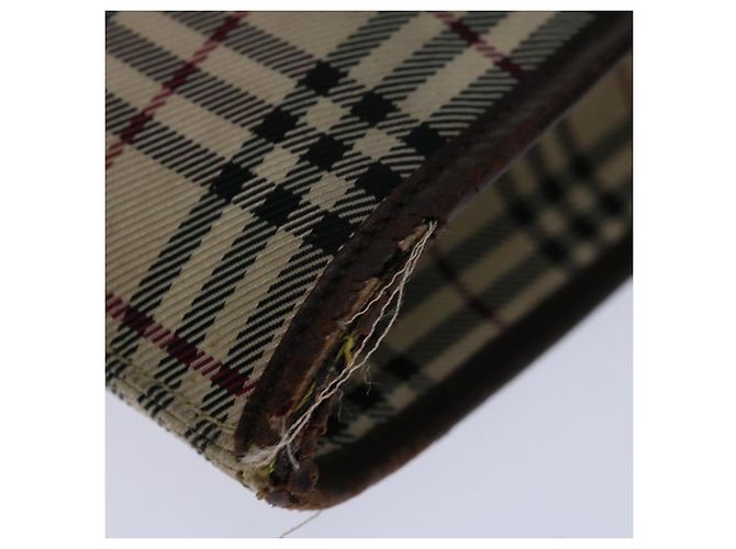 BURBERRY Nova Check Umhängetasche Canvas Beige Braun Auth yk11382 - Ansicht 9