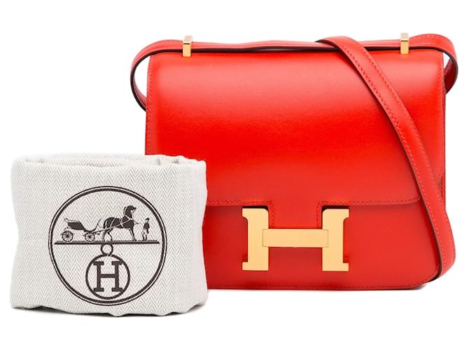 Constance Hermès Bolsos HERMES Constanza Roja - vista 11
