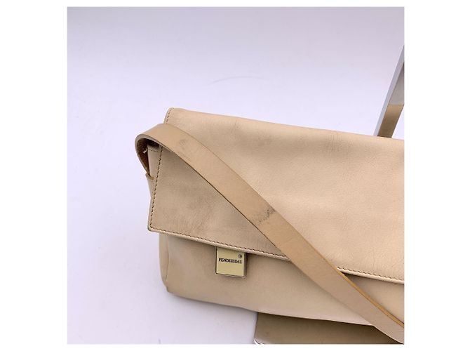 Fendissime Umhängetasche Vintage Beige - Ansicht 5