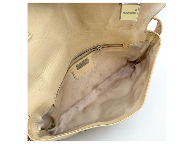 Fendissime Umhängetasche Vintage Beige - Ansicht 6