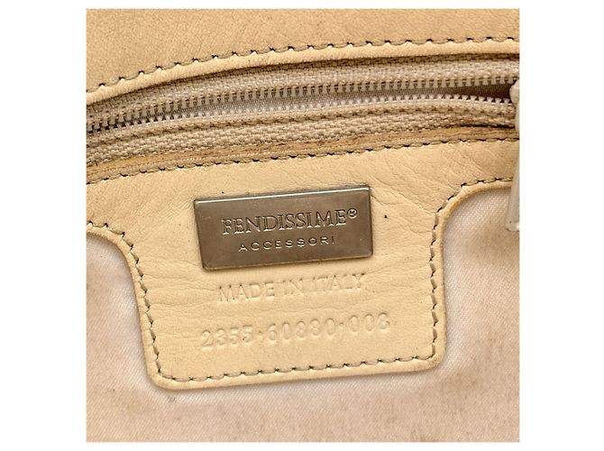 Fendissime Umhängetasche Vintage Beige - Ansicht 8