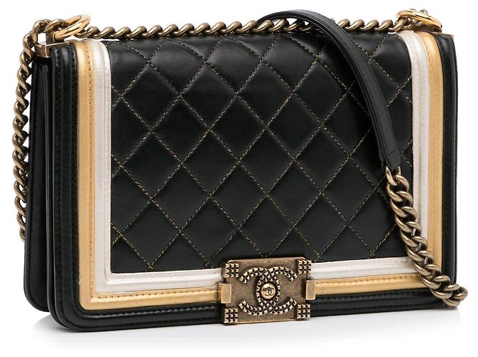 Boy Borse CHANEL Ragazzo Nero - vista 2
