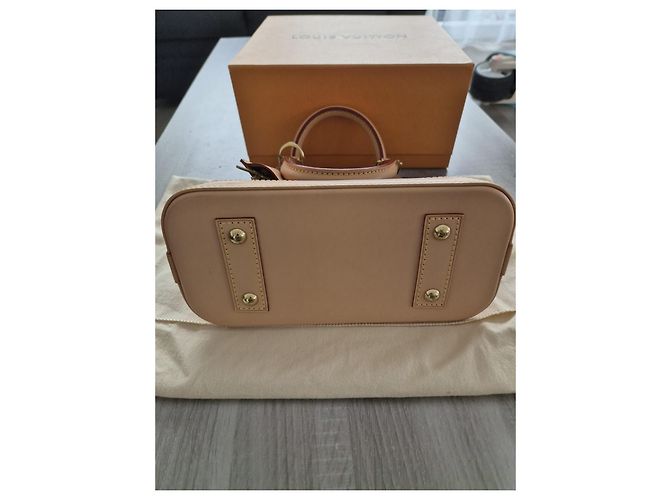Louis Vuitton Alma BB Monogram Canvas Marrone Pelle - vista 2