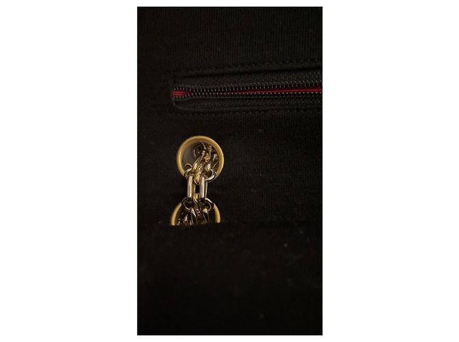 Chanel Classique Timeless Petit borsa a spalla nera tela Nero - vista 11