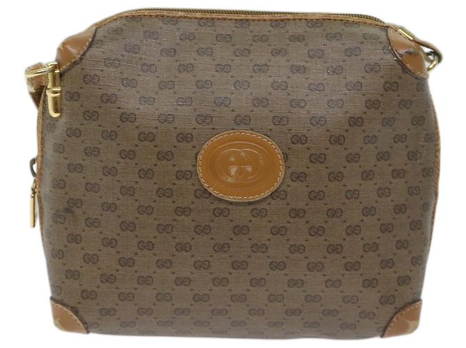 GUCCI Borsa a spalla Micro GG Supreme PVC Beige 007 115 4916 Auth yk11485 - vista 13