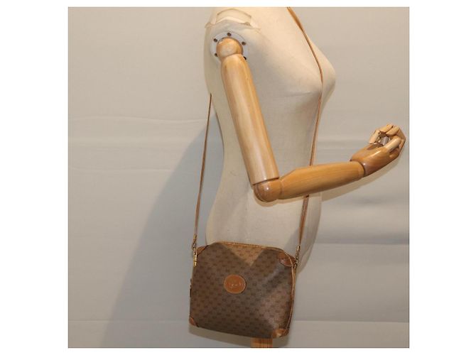 GUCCI Borsa a spalla Micro GG Supreme PVC Beige 007 115 4916 Auth yk11485 - vista 23