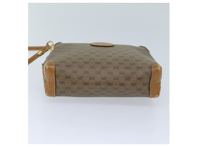 GUCCI Borsa a spalla Micro GG Supreme PVC Beige 007 115 4916 Auth yk11485 - vista 5