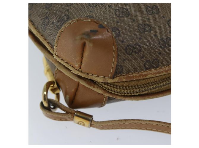 GUCCI Borsa a spalla Micro GG Supreme PVC Beige 007 115 4916 Auth yk11485 - vista 7