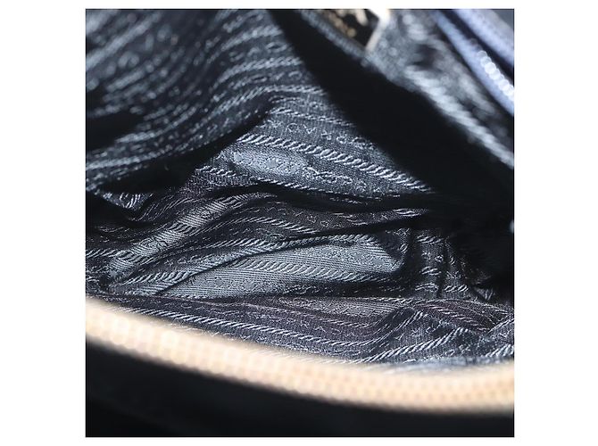 PRADA Borsa a Mano Nylon Nero Auth bs13283 - vista 18