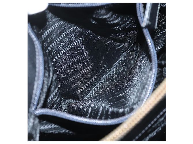 PRADA Borsa a Mano Nylon Nero Auth bs13283 - vista 22