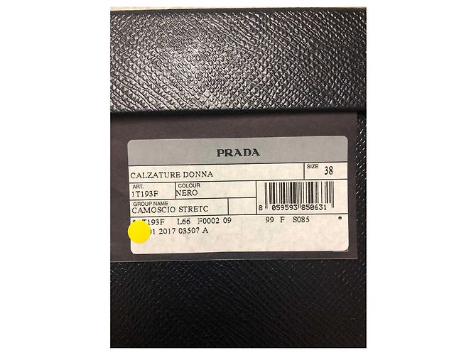 Prada Lederstiefel Olivgrün 38 - Ansicht 3