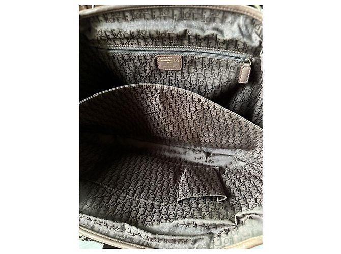 Borsa a mano Dior Sharon Stone in pelle marrone - vista 4