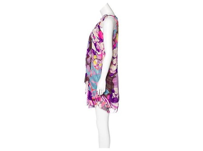 Diane Von Furstenberg Vestido de seda chiffon Deana de DvF Multicolor - vista 2