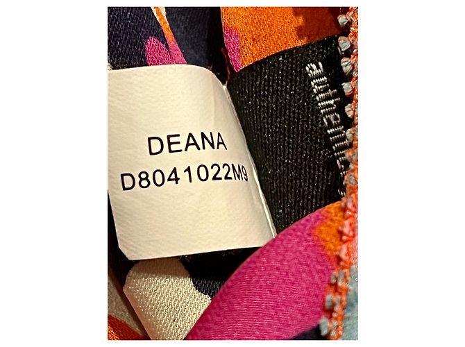 Diane Von Furstenberg Vestido de seda chiffon Deana de DvF Multicolor - vista 5