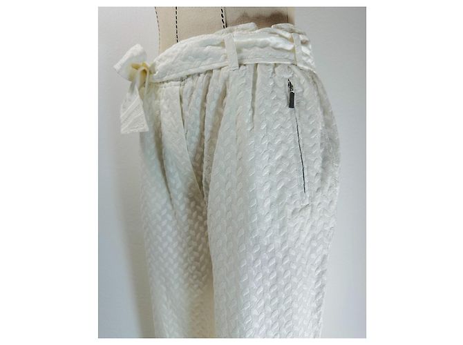 Autre Marque Pantalones blancos Lala Berlin Damir de algodón - vista 3