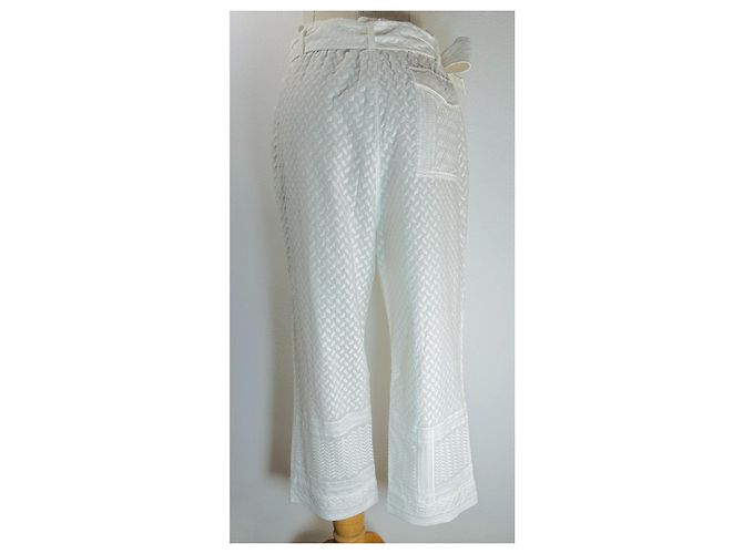 Autre Marque Pantalones blancos Lala Berlin Damir de algodón - vista 5