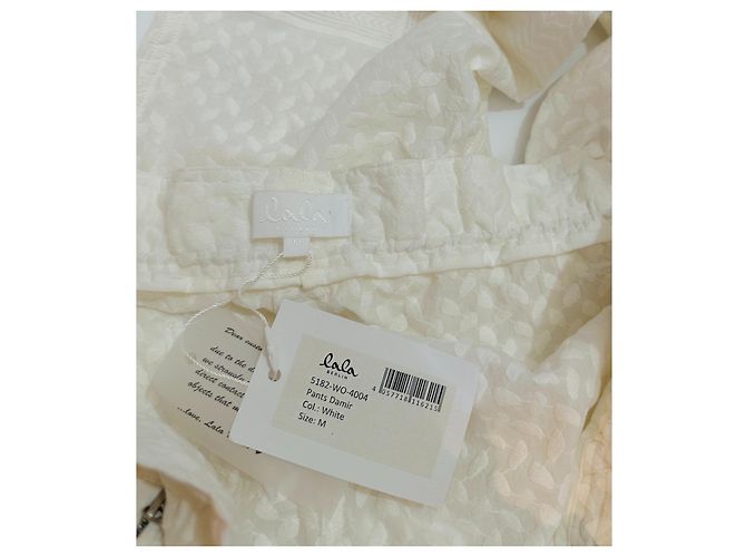 Autre Marque Pantalones blancos Lala Berlin Damir de algodón - vista 7