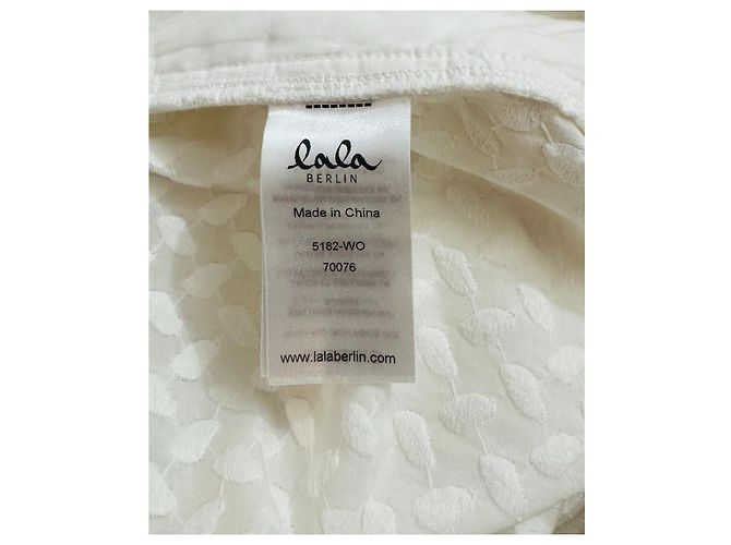 Autre Marque Pantalones blancos Lala Berlin Damir de algodón - vista 8