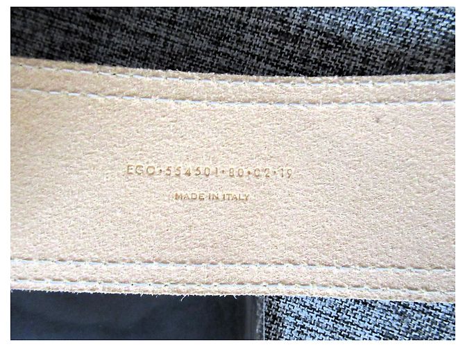 Saint Laurent weißer Ledergürtel - Ansicht 7