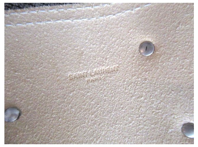 Saint Laurent weißer Ledergürtel - Ansicht 8