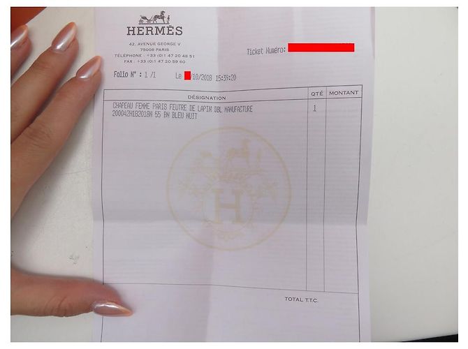 Hermès NEUER HERMES-HUT AUS NACHTBLAUEM KANINCHEN- UND HASENFILZ 55 NEUER FILZHUT Marineblau - Ansicht 13