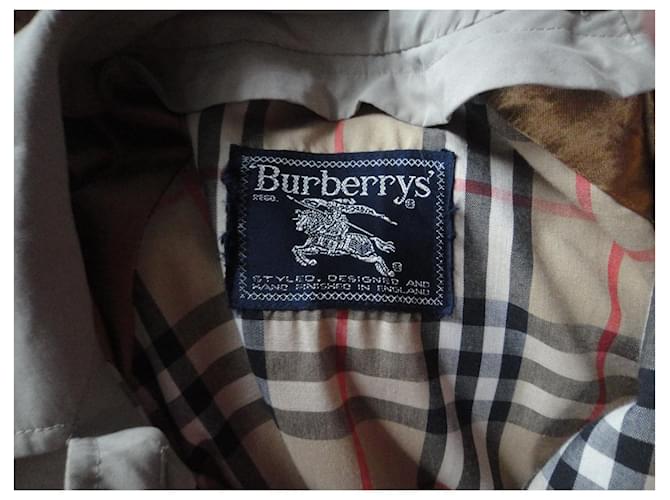 Impermeable Burberry Beige de Algodón - vista 4