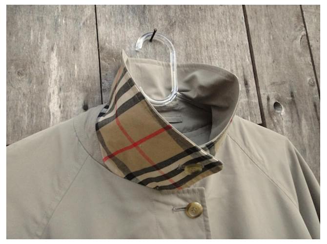 Impermeable Burberry Beige de Algodón - vista 6
