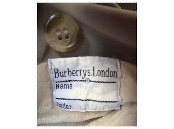 Impermeable Burberry Beige de Algodón - vista 9