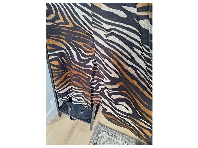 Tara Jarmon Romelle Kleid mit Zebra Muster Schwarz - Ansicht 4