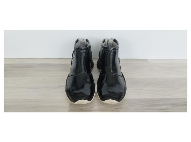 Sneakers Fendi FFluid in vernice nera Nero - vista 4