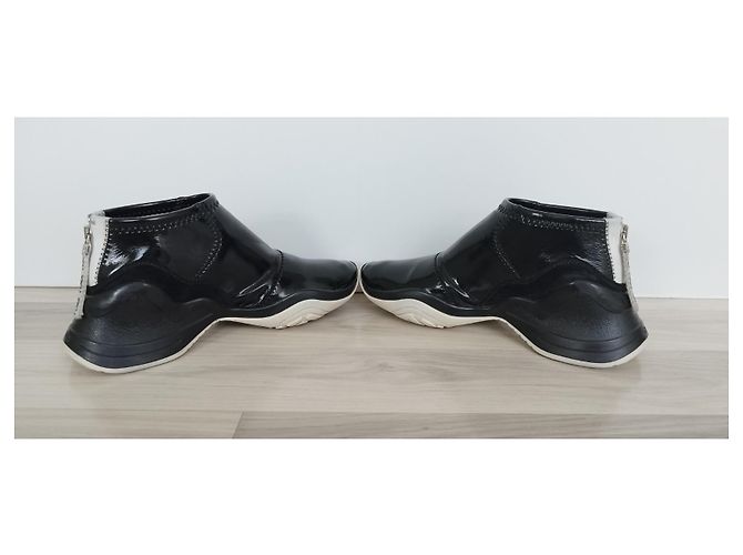 Sneakers Fendi FFluid in vernice nera Nero - vista 6