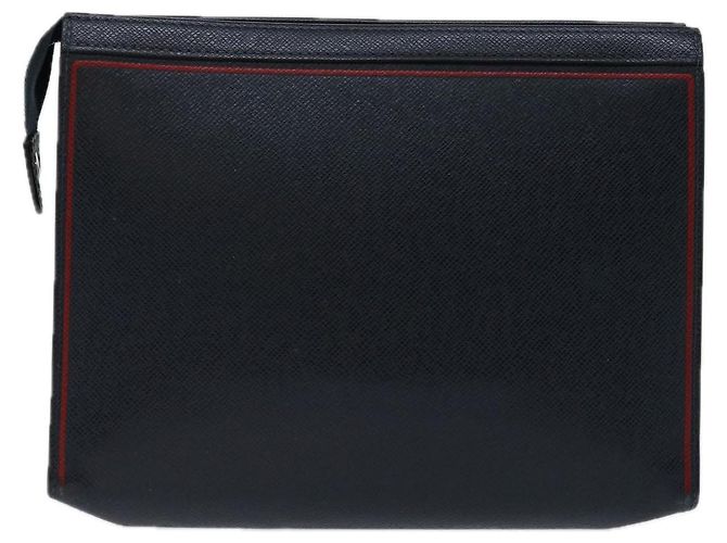 LOUIS VUITTON Taiga Pochette Voyager MM Pochette Blu Marine M63394 auth 70038 - vista 2