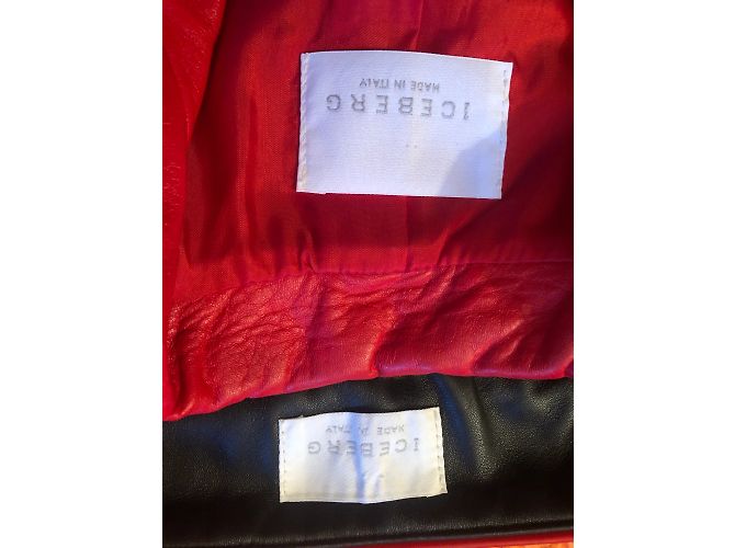 ICEBERG Jacken T.fr 34 Leder Rot - Ansicht 9