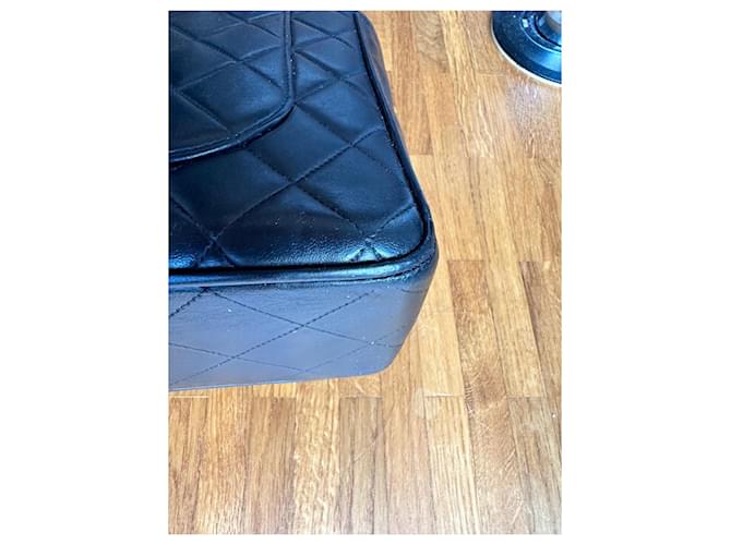 Chanel vintage 'Jumbo' Timeless Classic Flap Nero - vista 6