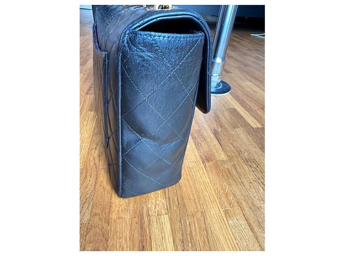 Chanel vintage 'Jumbo' Timeless Classic Flap Nero - vista 8