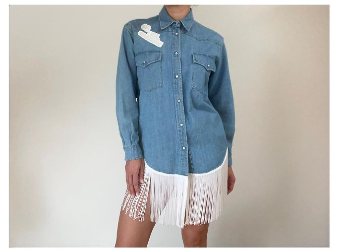 Autre Marque Abito camicia Forte Couture Blu - vista 2