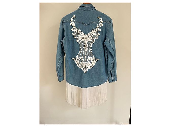 Autre Marque Abito camicia Forte Couture Blu - vista 3